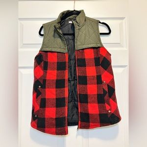 Maurice small Buffalo plaid vest